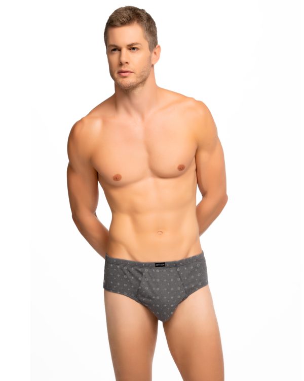 Pantaloncillo clásico Algodón estampado con bragueta Ref.2010 - Imagen 6