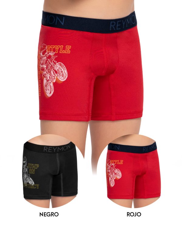 Dúo Bóxer Básico estampado  Ref.5039-k-2 - Imagen 2