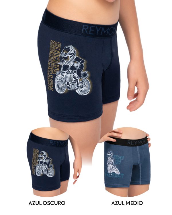 Dúo Bóxer Básico estampado  Ref.5039-k-2