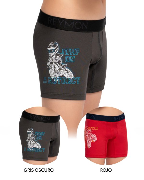 Dúo Bóxer Básico estampado  Ref.5039-k-2 - Imagen 4