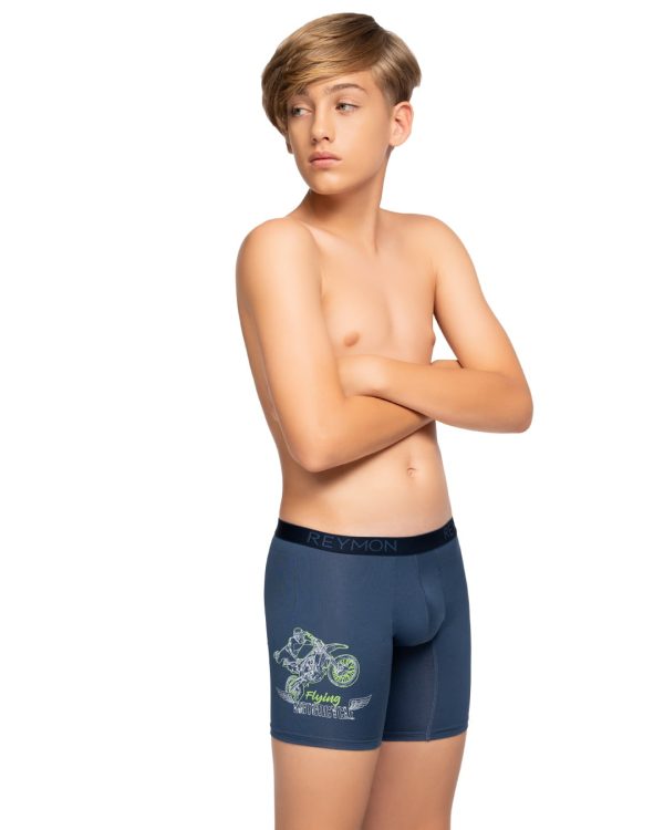 Bóxer básico en MICROFIBRA junior Ref.5039-J - Imagen 2