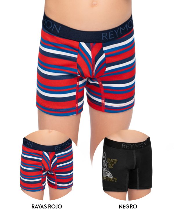 Dúo Bóxer Básico estampado  Ref.5040- k - Imagen 6