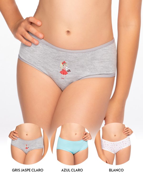 Cachetero PAQUETE x3 girl Ref.6016-G - Imagen 10