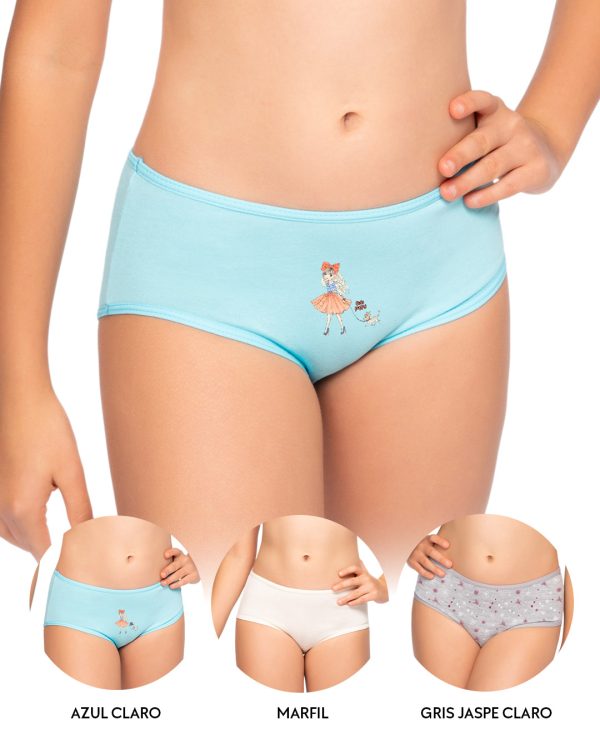 Cachetero PAQUETE x3 girl Ref.6016-G - Imagen 9
