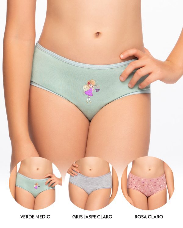 Cachetero PAQUETE x3 girl Ref.6016-G - Imagen 8