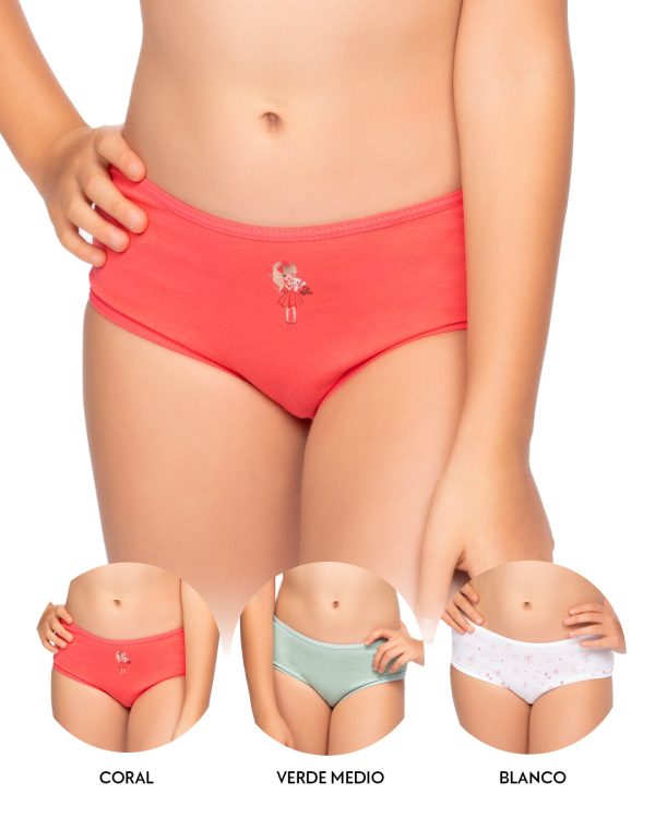 Cachetero PAQUETE x3 girl Ref.6016-G - Imagen 7