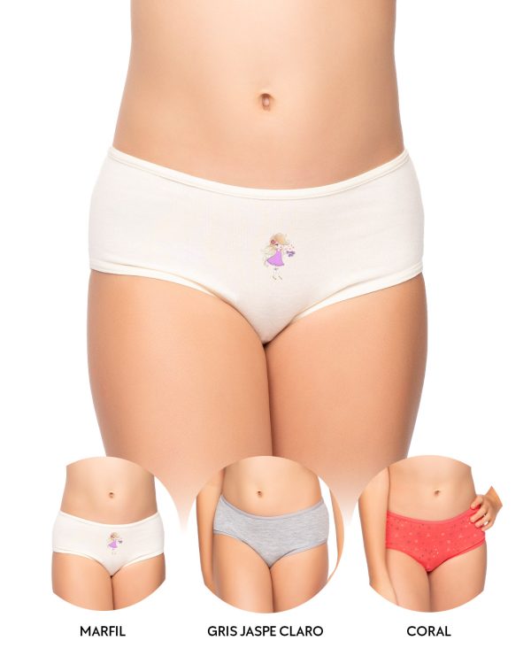 Cachetero PAQUETE x3 girl Ref.6016-G - Imagen 4
