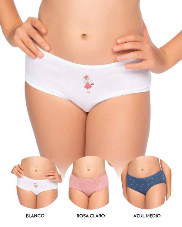 Cachetero PAQUETE x3 girl Ref.6016-G - Imagen 3