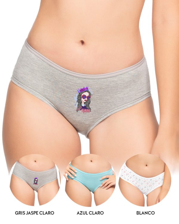 Cachetero PAQUETE x3 teen Ref.6017-T