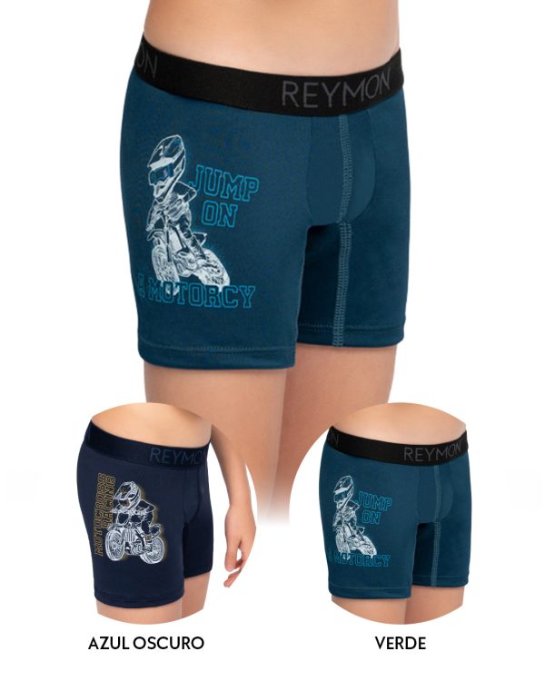 Dúo Bóxer Básico estampado  Ref.5039-k-2 - Imagen 5