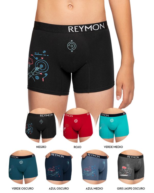 Semanario bóxer estampado junior Ref.5927-J