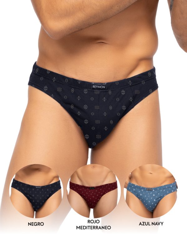 Tanga Algodón estampada PAQUETE x3 Ref.1003 - Imagen 2