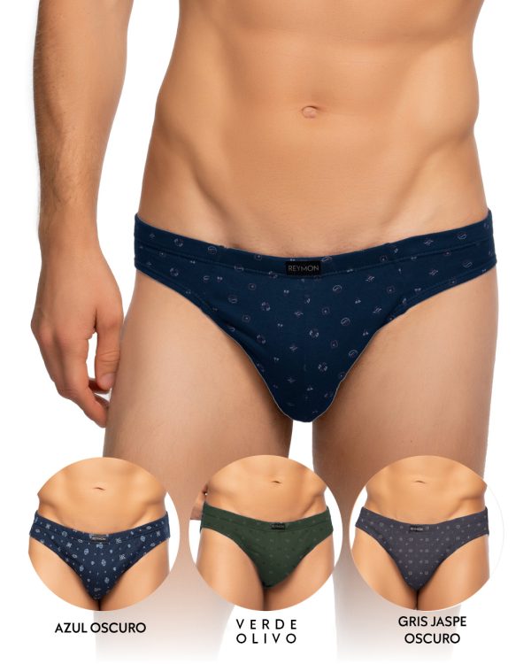 Tanga Algodón estampada PAQUETE x3 Ref.1003 - Imagen 3