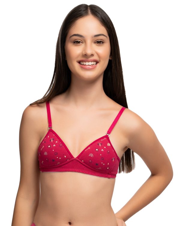 Top acostumbrador básico unicolor teen Ref.6213-T - Imagen 2
