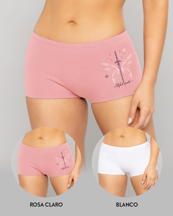 DUO BOXER (ESTAMPADO + UNICOLOR) REF.8999-2 - Imagen 5