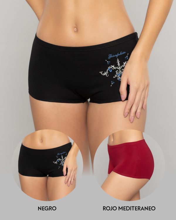 DUO BOXER (ESTAMPADO + UNICOLOR) REF.8999-2 - Imagen 6