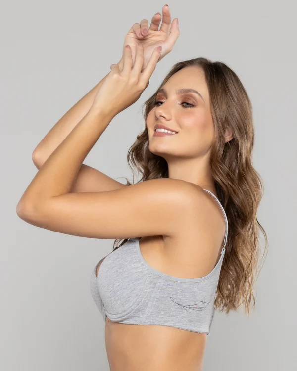Brasier en algodón espalda estampada Ref. 418 - Imagen 5