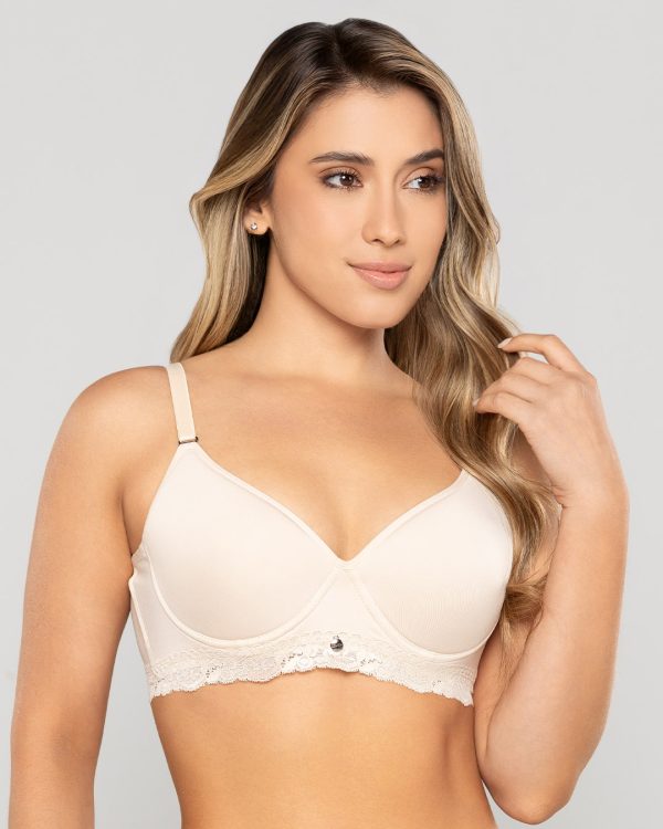 Brasier Copa Entera Con Encaje Ref. 421
