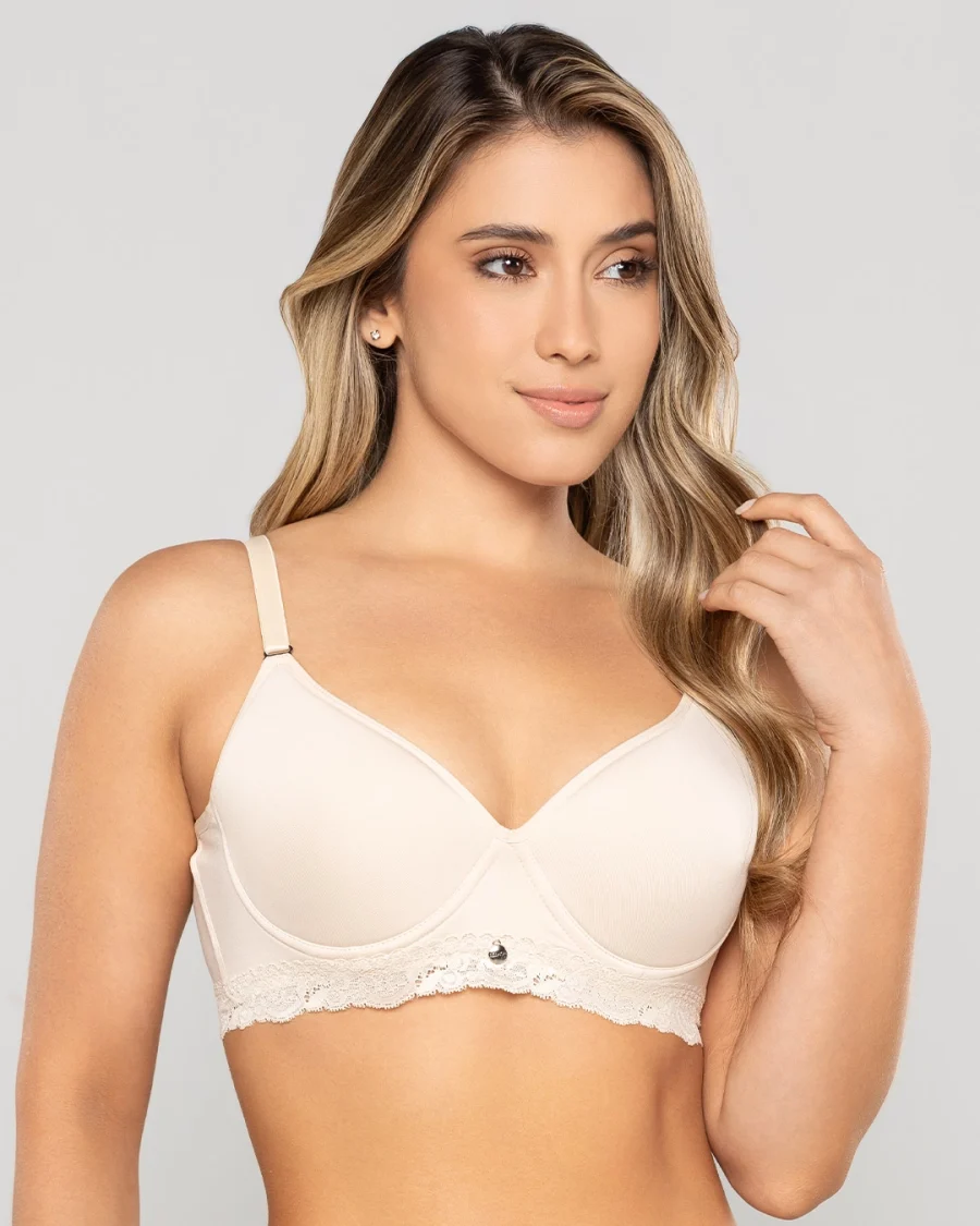 Brasier Copa Entera Con Encaje Ref. 421
