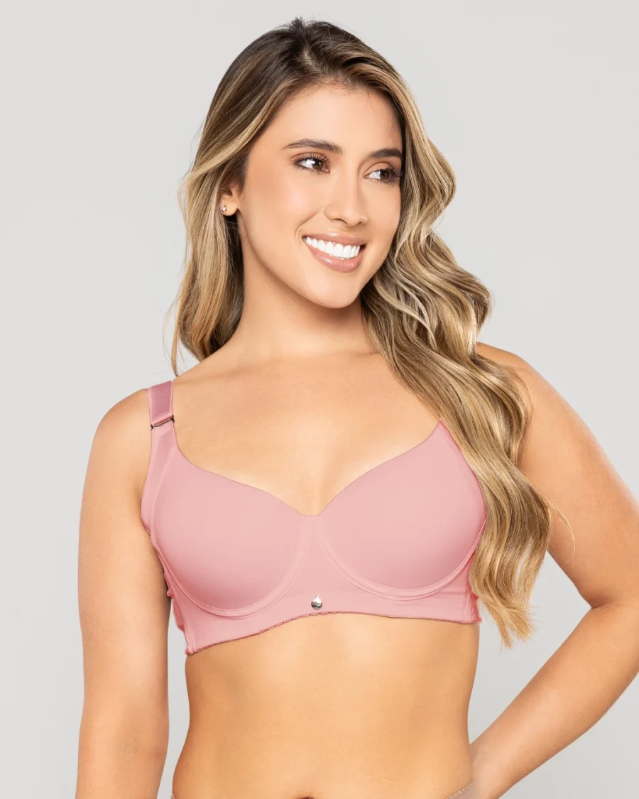Brasier de realce suave y cubrimiento alto en sisa y espalda Ref. 425