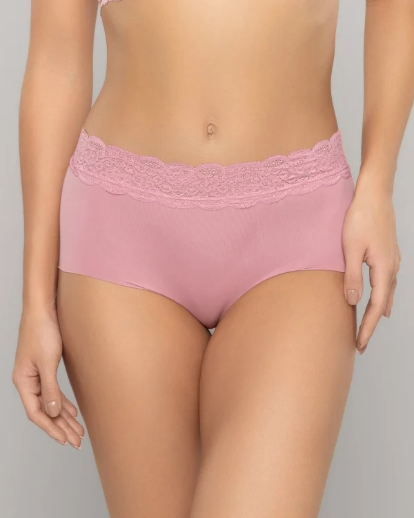 Panty Tiro alto con Encaje y Efecto Levanta Cola en Microfibra Ref. 8070 - Imagen 7