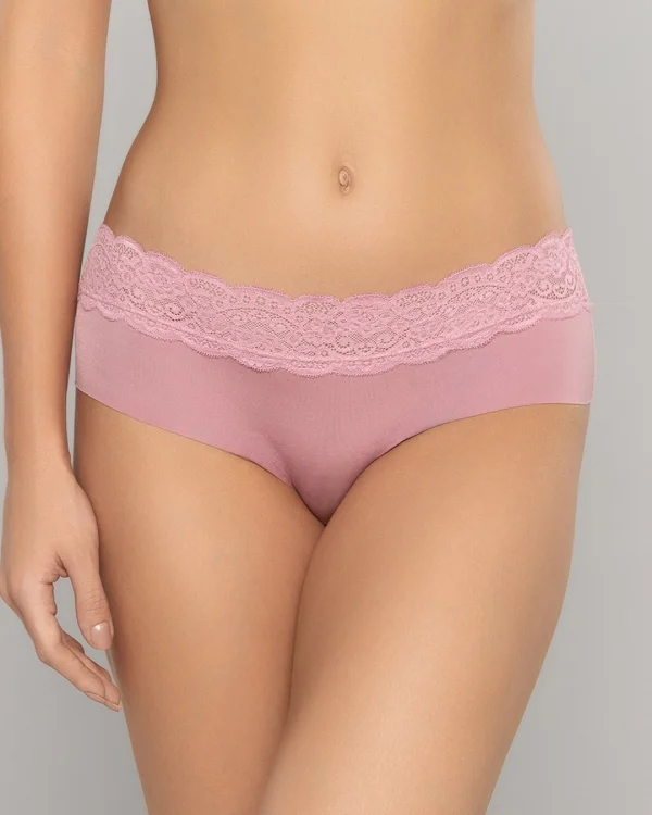 Sexy Panty Cachetero en Microfibra Ultra liviana con Encaje Frontal  Ref. 8071 - Imagen 8