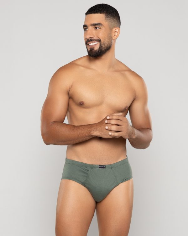 Pantaloncillo clásico Algodón con bragueta Ref.2011 - Imagen 2