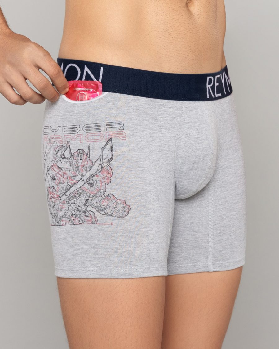 Bóxer semilargo Algodón con bolsillo lateral Ref.3016