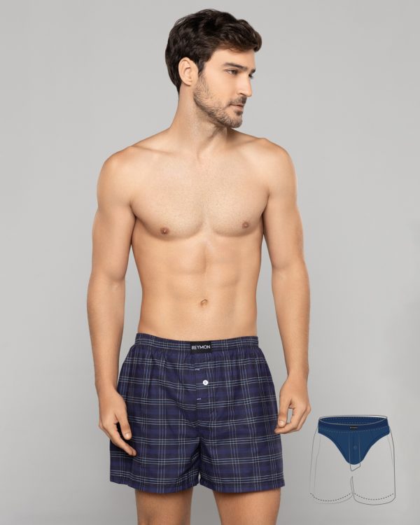 Bóxer suelto con pantaloncillo interno en polialgodon Ref.3054 - Imagen 7