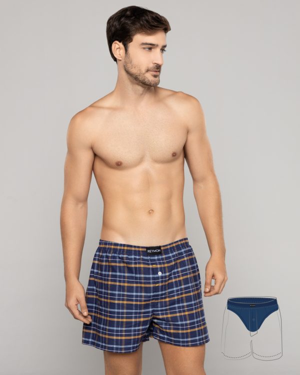 Bóxer suelto con pantaloncillo interno en polialgodon Ref.3054 - Imagen 11