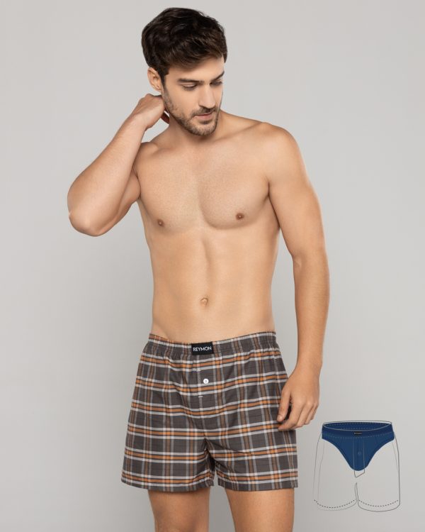 Bóxer suelto con pantaloncillo interno en polialgodon Ref.3054 - Imagen 10
